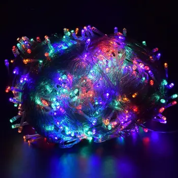 

Christmas Lights 5M 10M 20M 30M LED String Fairy Light Mix-color Christmas Lights For Wedding Party Holiday Lights Decor