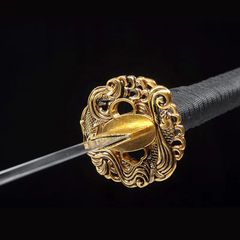 Самурайский Танто нож высокого 1060 стали Эспада Катана самурайский меч самурая ручной работы настенный самурайский меч катана на продажу