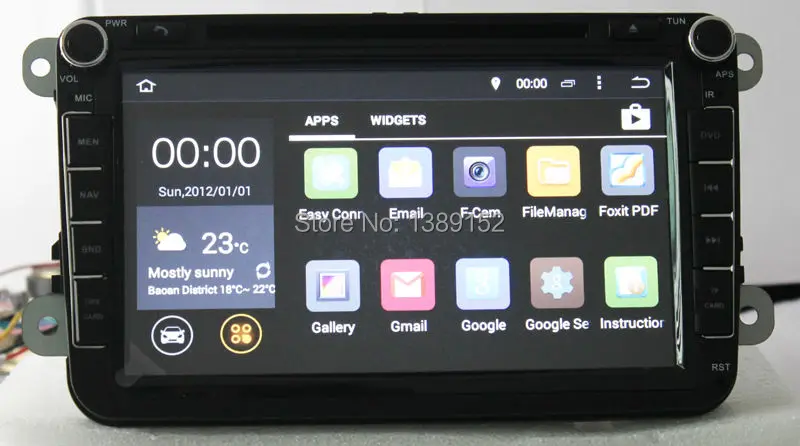 Android 4.4.4 Car DVD for 8inchs Wolkswagen Models 9