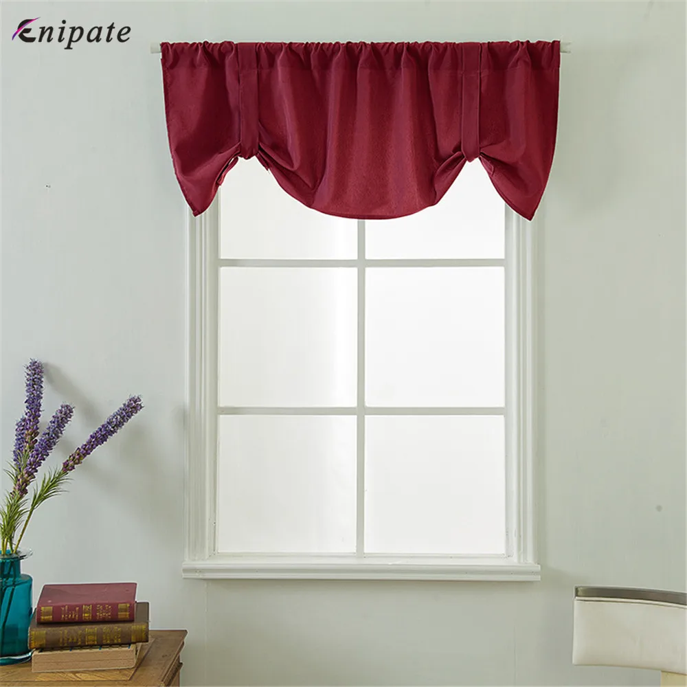 Enipate пасторальные римские жалюзи одноцветные кухонные Короткие шторы