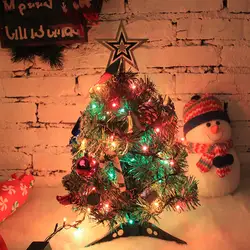 MUQGEW искусственная Рождественская елка светодиодный разноцветные лампы праздничное окно украшения набор Рождественский праздничный
