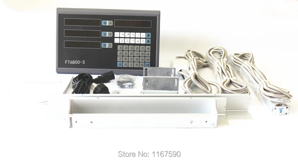 

3 axis DRO digital readout and linear scale lathe digital scale with accessories complete sets