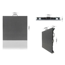 Водонепроницаемый P5 SMD2727 наружный светодиодный дисплей 640X640 мм литье из алюминия, полноцветная светодиодная панель, светодиодный экран билборда