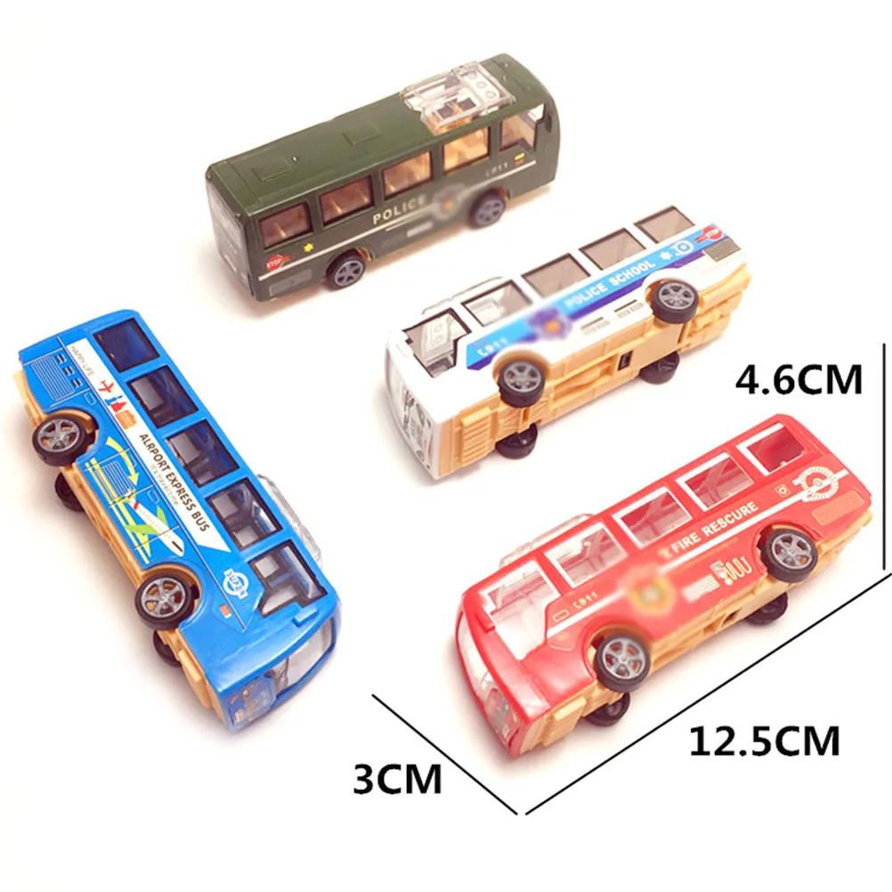 

Korean cartoon character toys for children toddler Birthday Little Bus Children Miniature Toys