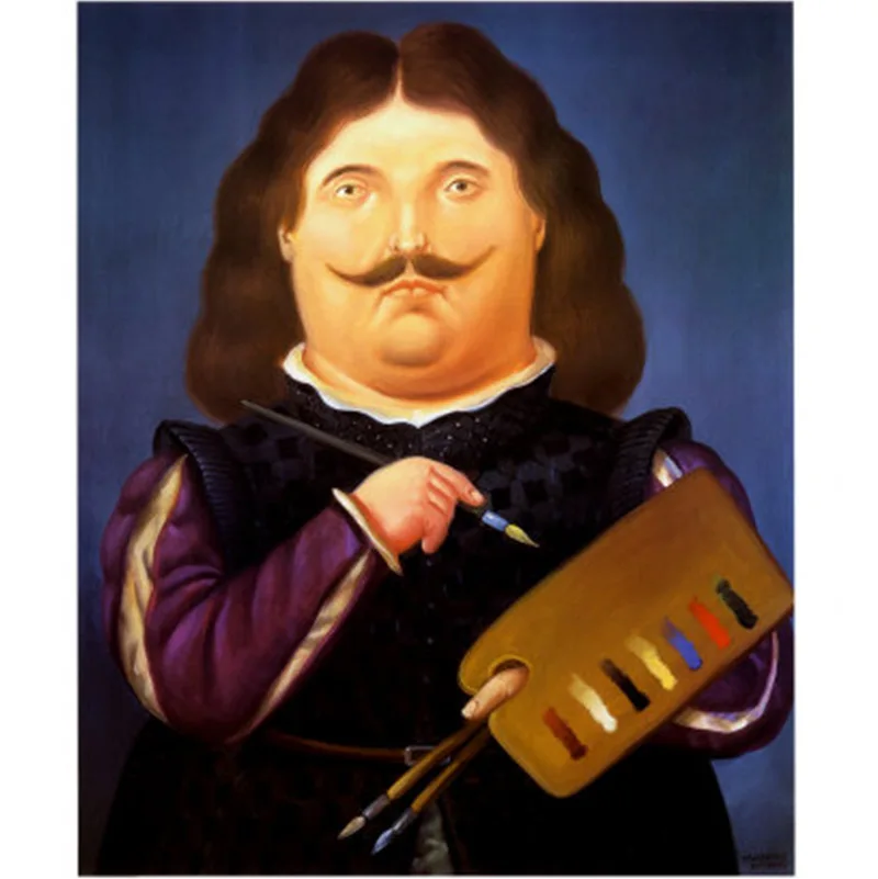 มือทาสีไขมันการ์ตูนดาราศิลปะสมัยใหม่ที่มีคุณภาพสูง