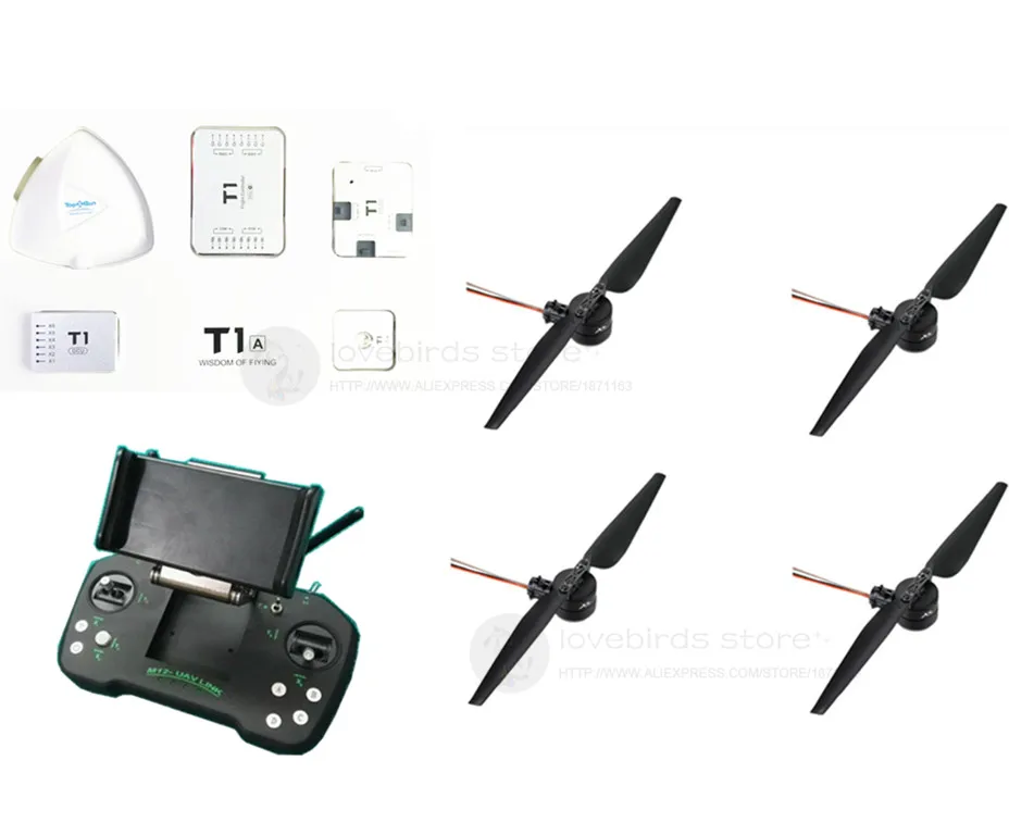 

TopXgun T1-A Flight control + FUAV M12 remote control + hobbywing X8 FOC combos for DIY 10L/15L/16L Agricultural spraying drone