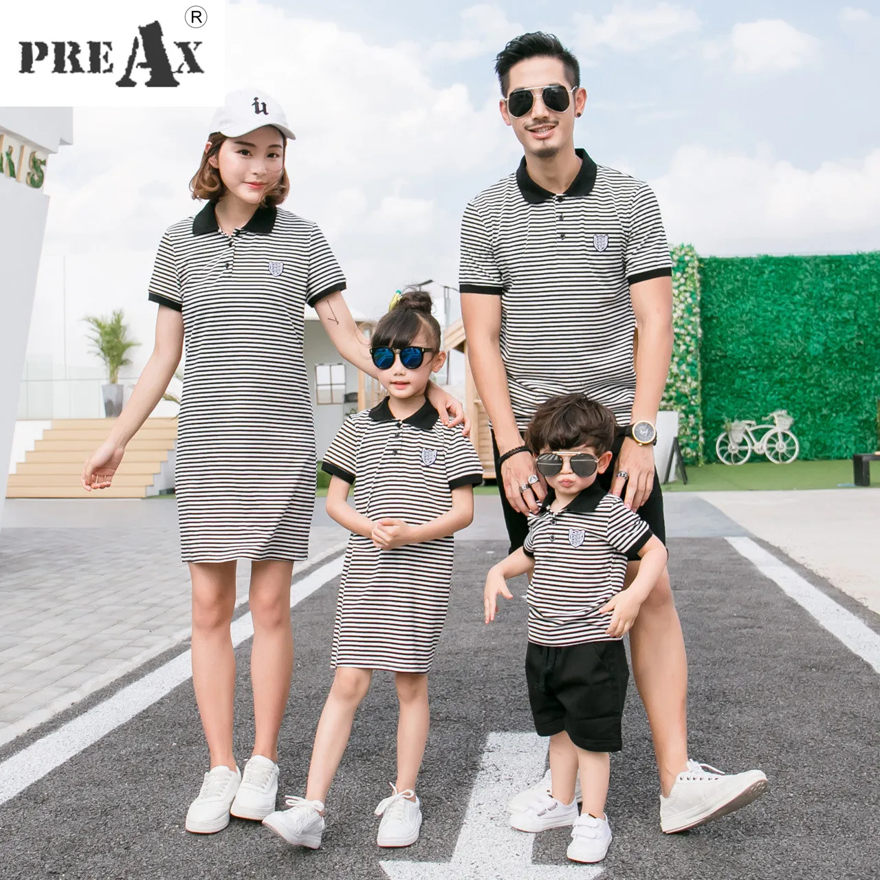 matching polo outfits for family