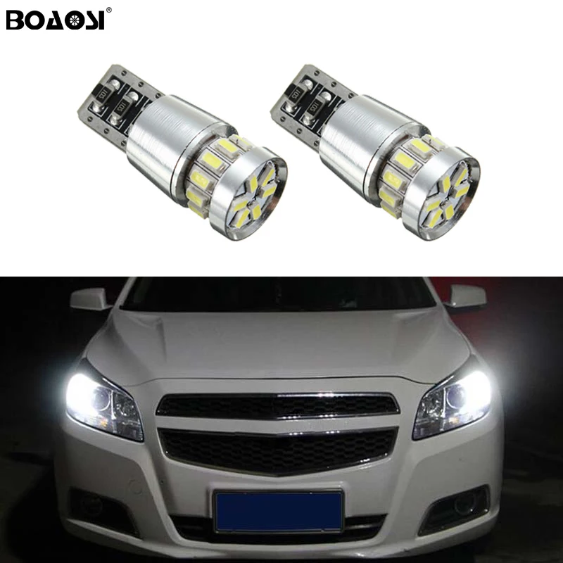 

BOAOSI 2x T10 LED W5W Samsung Car LED Auto Lamp Light Bulbs For Opel Astra h j g Corsa Zafira Insignia Vectra b c d