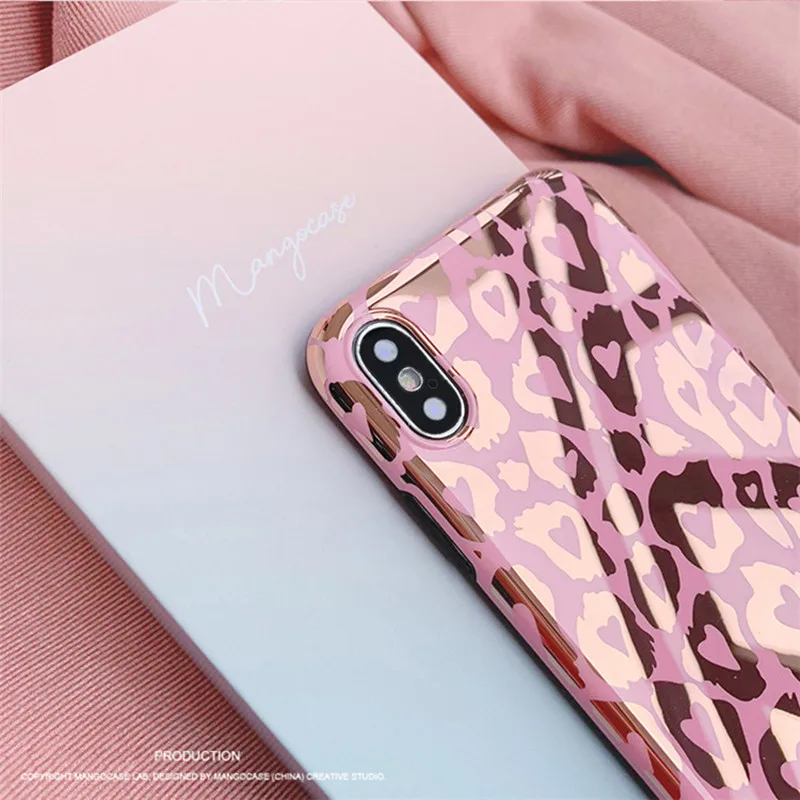 Luxury Leopard Print Phone Cases For iphone X XS Max XR Case Fashion Glossy Soft silicone Cover For iphone 8 7 6S 6 plus Capa Luxury Leopard Print Phone Cases For iphone X XS Max XR Case Fashion Glossy Soft silicone Cover For iphone 8 7 6S 6 plus Capa