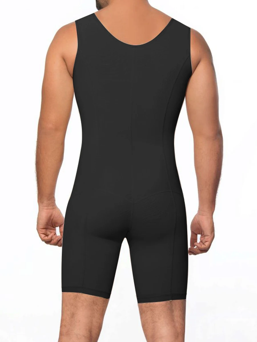 Men's slimming mens shaper Men Body Shaper Sexy Slimming Bodysuit Underwear High Waist Trainer Tights Plus Size Shapewear (6)