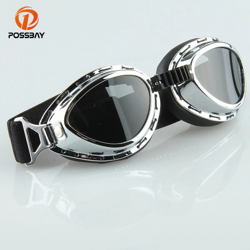 POSSBAY الأسود جلدية دراجة نارية نظارات نظارات الطيار طيار خمر الكلاسيكية الدراجات نظارات مقهى المتسابق التزلج نظارات شمسية POSSBAY الأسود جلدية دراجة نارية نظارات نظارات الطيار طيار خمر الكلاسيكية الدراجات نظارات مقهى المتسابق التزلج نظارات شمسية