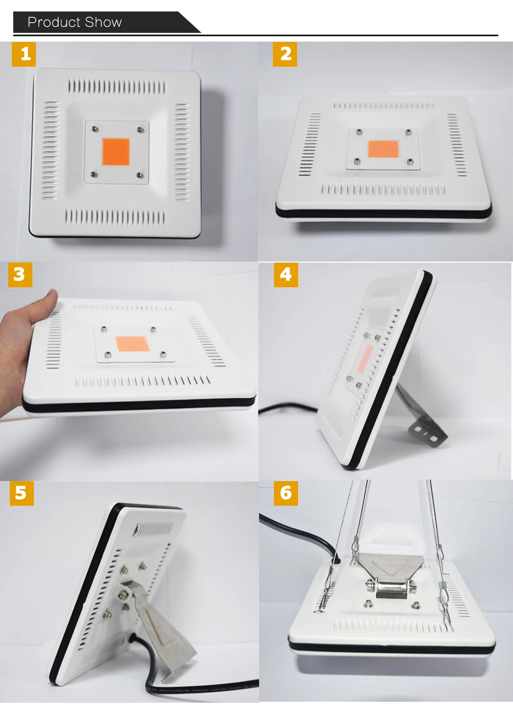 Завод полный спектр светать УДАРА светодиодный 50 W, ультра-тонкий IP67 светодиодный светать для растений в помещении Открытый цветок