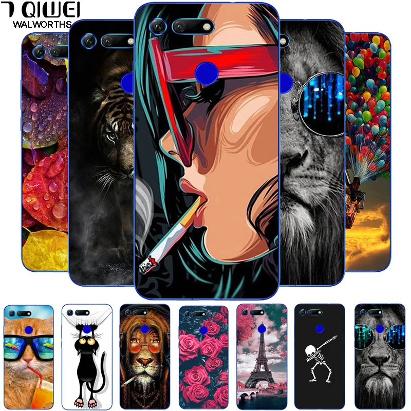 

J Phone Case For Huawei Honor View 20 Case 6.4'' Silicone Soft TPU Cover For Coque Huawei Honor V20 Case Cover V 20 HonorV20