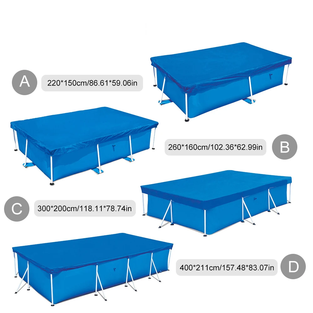 Покрытие для бассейна, коврик для бассейна, высокое качество, защита от УФ-лучей, полиэстер, защита от дождя, пылезащитный чехол, аксессуары для бассейна