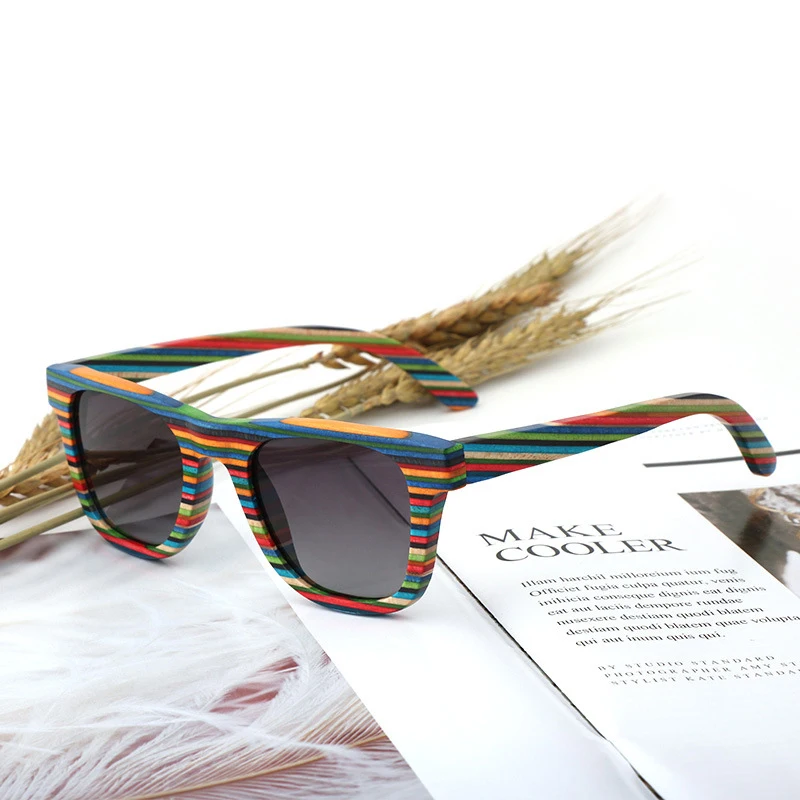 tan Colors Sonnenbrille orange other Uv Gläser Holz Stil Xiwang 2019 Licht Bambus Neue Polarisierende beweis Und Uv400 Blau Farbe Mode grau CnqnHRzwTU