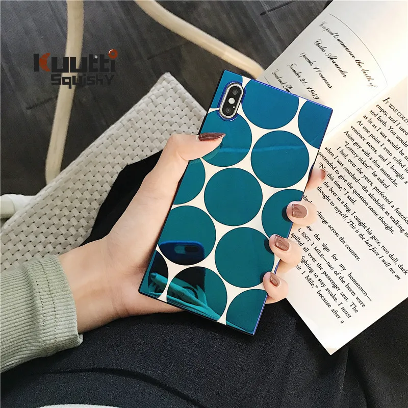 Kuutti Squishy Fashion Light Spot Women Phone Case for iPhone 8 Plus Luxury iphone 6s case 6 7 X XS XR Xs Max Cases |