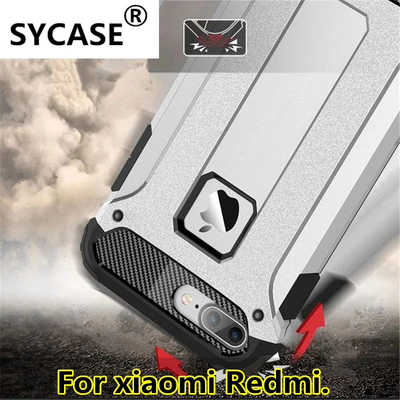 SYCASE Armor Гибридный чехол для Xiaomi Redmi Pro 3 S 4X 4A 5 5A 6A Note 4 4X5 plus ProHard задняя крышка PC + TPU