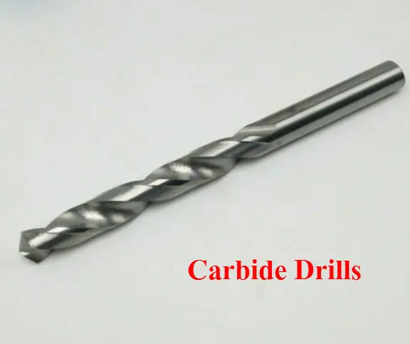 

5PCS 3.1mm-6.0mm Solid Carbide twist drill bits, Alloy straight shank drill Hemp flowers, carbide drill for metal (4mm/5mm/6mm)