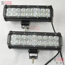 2pcs9” 54W led work light bar cree offroad lights 12v 24v near far cree led work light for Truck SUV ATV Spot Flood
