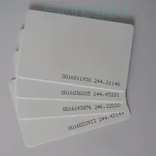 10 шт Дешевые 125 кГц смарт TK4100 пустые RFID карты