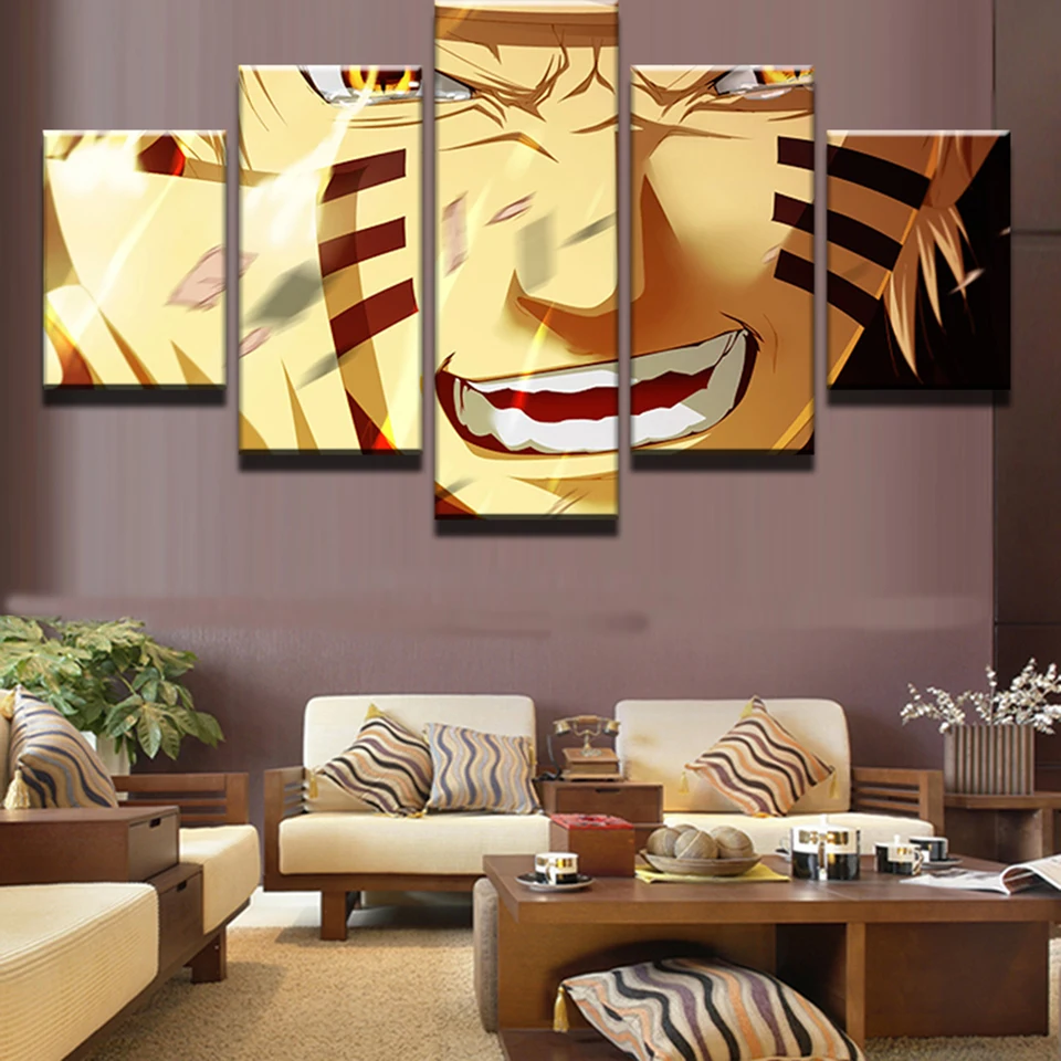 Decoracion Del Hogar Lienzo Pintura Dibujos Animados 5 Piezas Hd