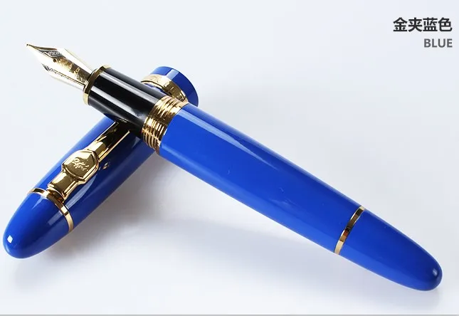 Jinhao 159 металлическая ручка для авторучки чернильные ручки для каллиграфии деловая ручка для письма офисные школьные принадлежности с подарочным мешочком - Цвет: H