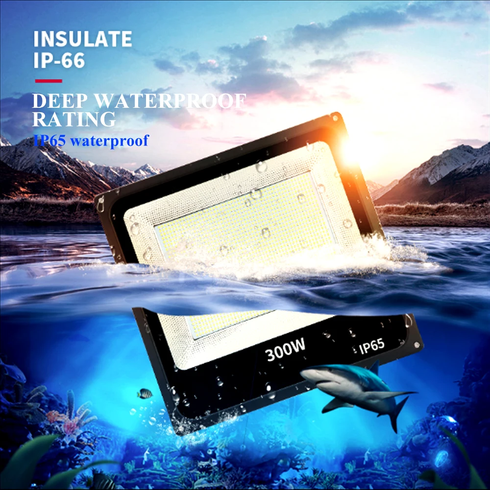 

130W 250W 320W High Power Super Bright LED Flood Outdoor Lighting Cold White Spotlight Light 75W Waterproof IP66 FloodLight Wall