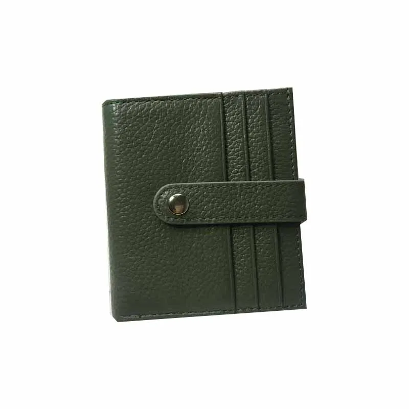 

2019 New arrival female cow leather wallet lady's short purse real leather credit card hodlers for women cash holder for gilr