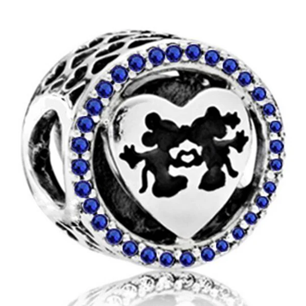 Dodocharms Fit Pandora, женские браслеты, сделай сам, ювелирные изделия, подарки для женщин, горячая Распродажа, вечерние, бусины, надеюсь, цветы, любовь, сердца, кристалл C - Цвет: A008