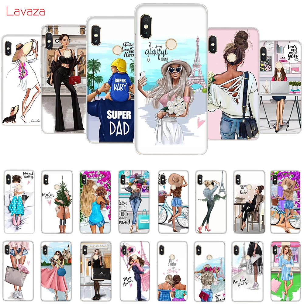 

Lavaza VOGUE Christmas Princess Girl Female boss coffee Hard Case for Huawei P30 Pro Lite Nova 3 3i for Honor 8 9 10 Lite 7A Pro