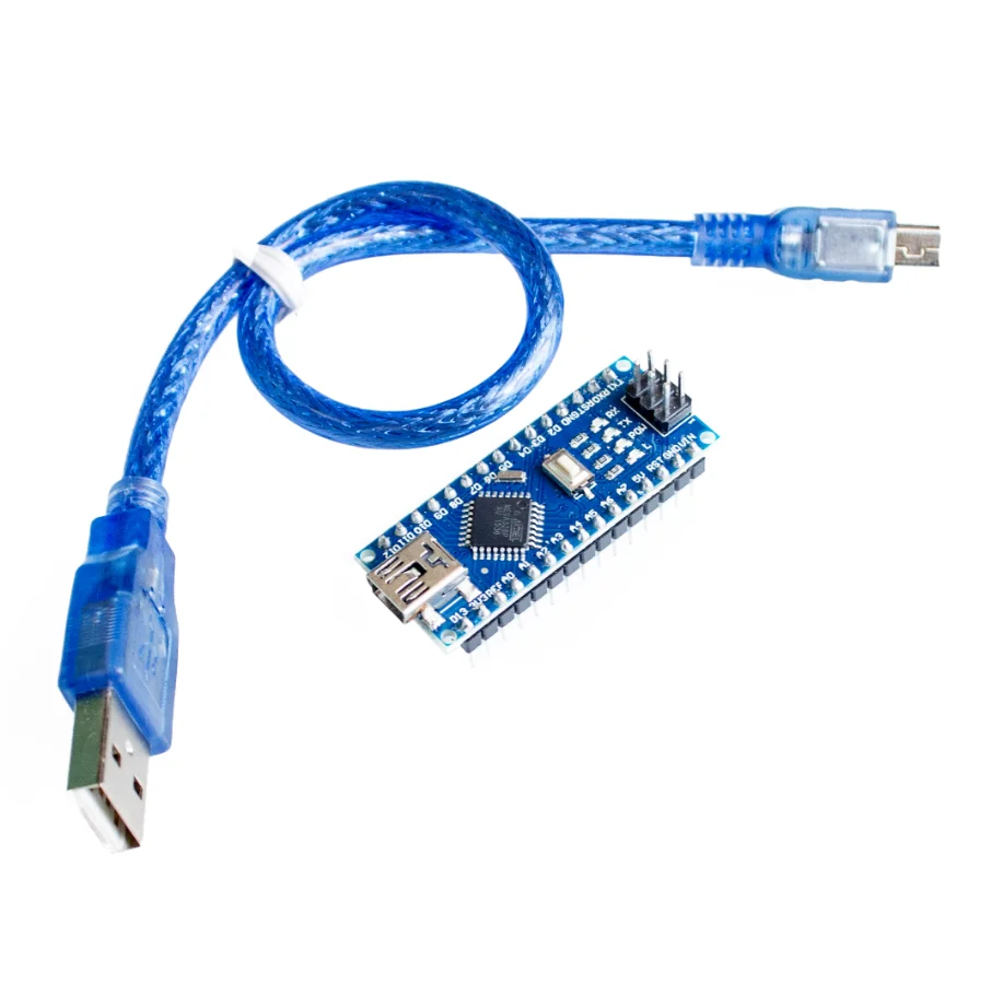 Плата микроконтроллера Nano V3.0 3 0 ATmega328 ATmega328P плата CH340 для Arduino сменный USB кабель