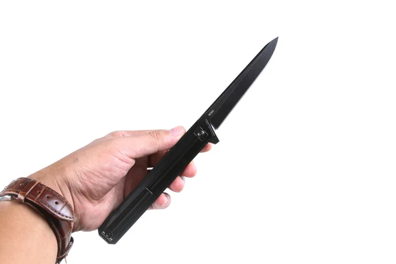 Тактический шариковый подшипник DICORIA QM Qwaiken M390 складной нож TC4 титановая ручка