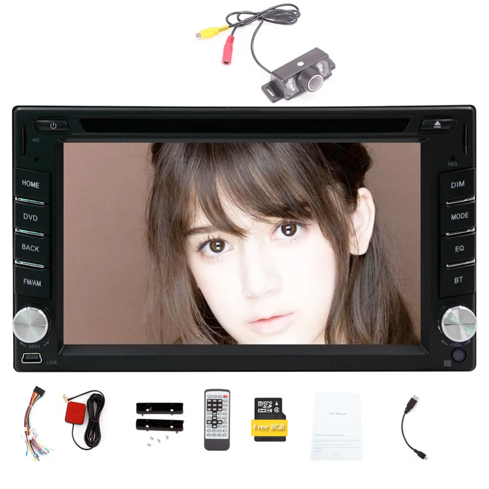 

Latest Window Digital Touch Screen 6.2'' 2 Din Car DVD Player GPS Car Stereo Navigation in-dash Bluetooth Car Radio Audio Player