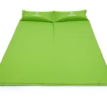 Воздуха инфляции полиэфирного волокна для двух человек с двумя подушками 195 см* 130 см спящая Открытый Путешествие туристический Коврик