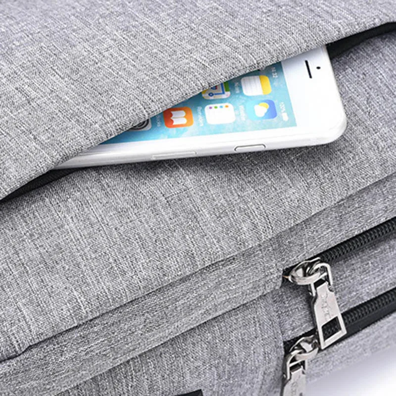 Men Women Backpack Anti Theft Teenager Canvas Chest Bag Large Casual USB Rechargeable Boy Single Shoulder Sac A Dos Homme BP0223 (17)