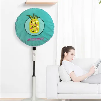 

Cloth General Fan Cover All-inclusive Circle Electric Fan Protection Cover Table Fan Set Floor Fan Dust Cover Hand embroidery
