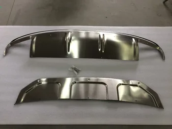 

stainless steel For Audi Q7 S-Line 2016 2017 bumper board guard skid plate skid panel bar Good quality