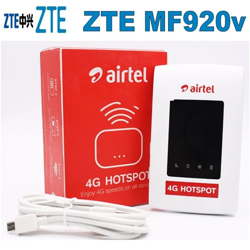 Партия из 50 шт UNLOCKED-ZTE-MF920V-4G-LTE-WiFi-Modem-Router