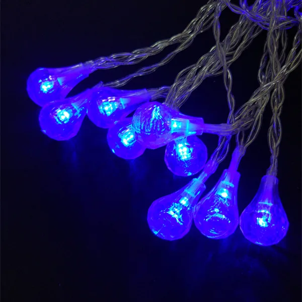 YIYANG Premium Quality 2m 20 LED Battery Waterdrop Rain Drop Raindrop