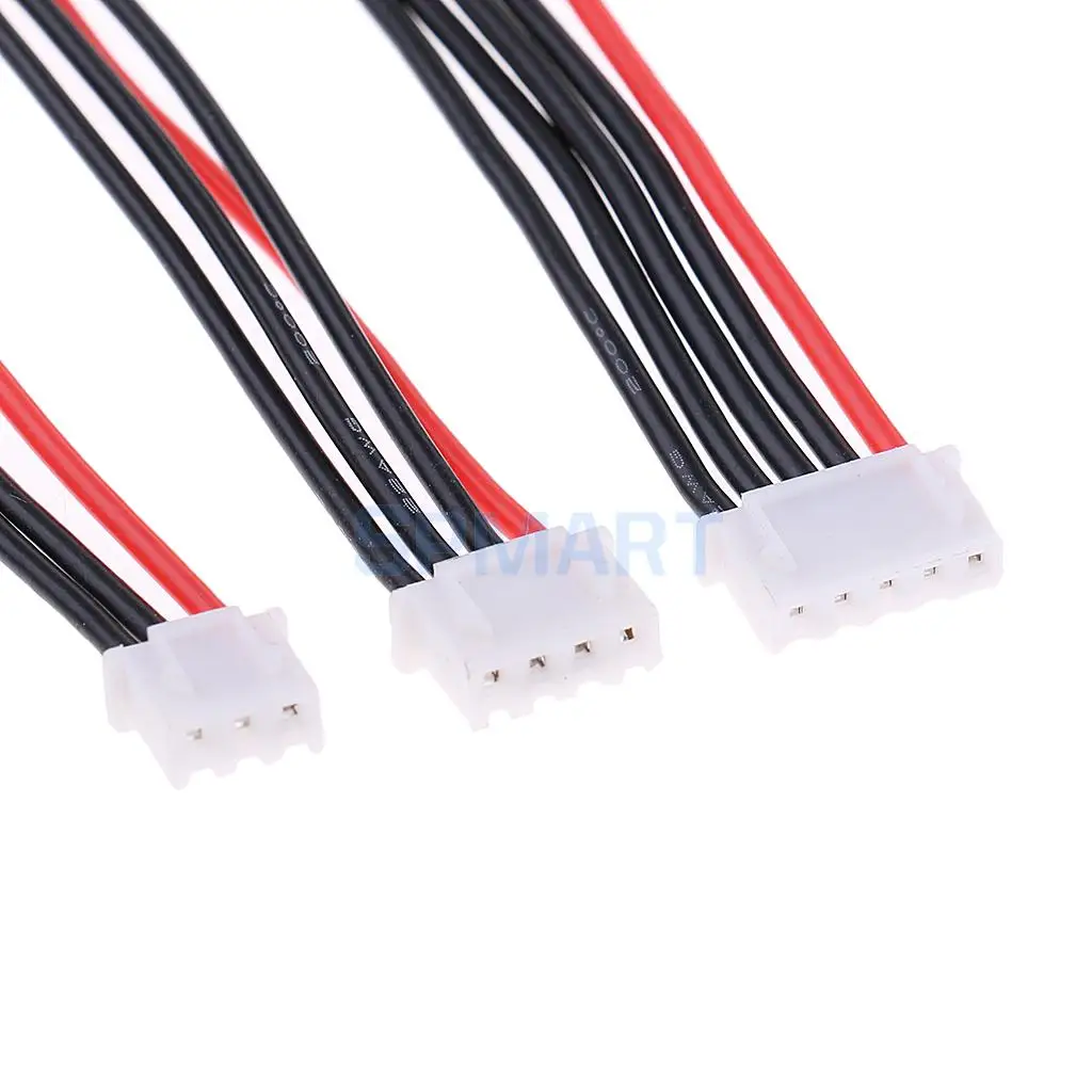 JST-XH 2S 3S 4S 5S 6S LiPo Balance Cable Charging Power Wire 10cm for RC Drone FPV Quadcopter Rechargeable Lipo Battery