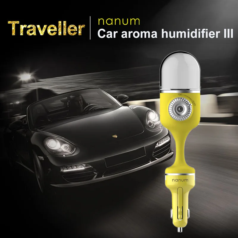 Car diffusers Car Air Humidifier Mini Aroma essential oil Diffuser Aromatherapy Portable cool mist Purifier in car