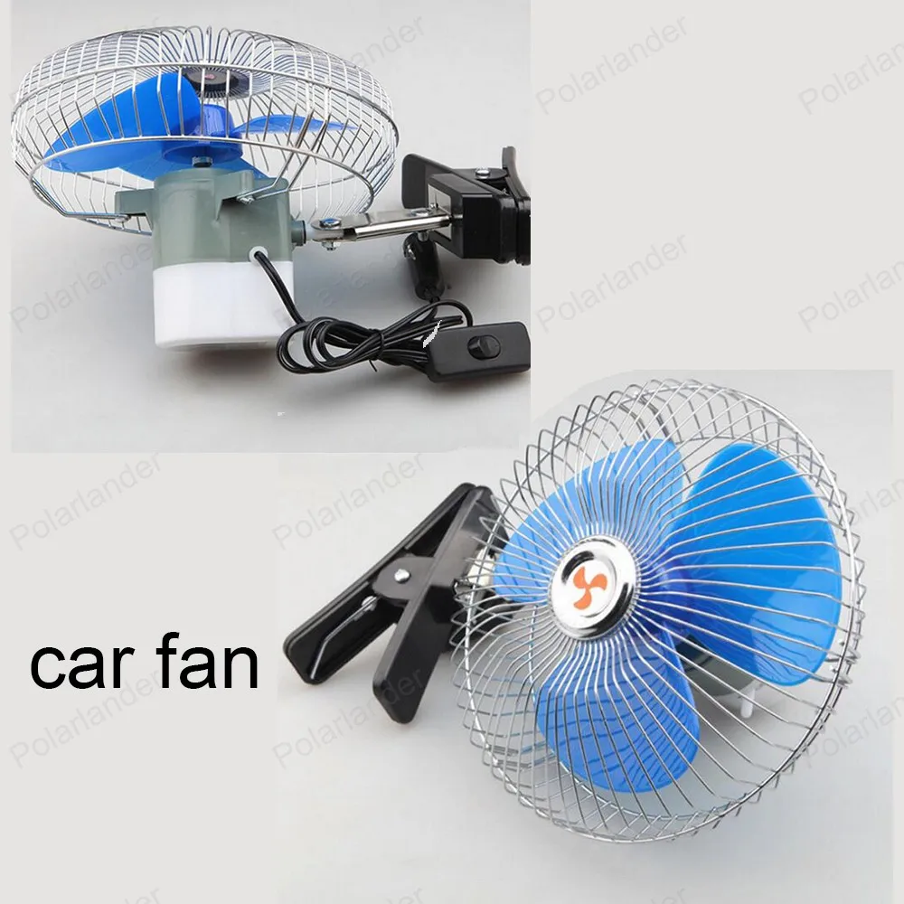 High Quality Oscillating Car Auto Fan Mini Electric Low