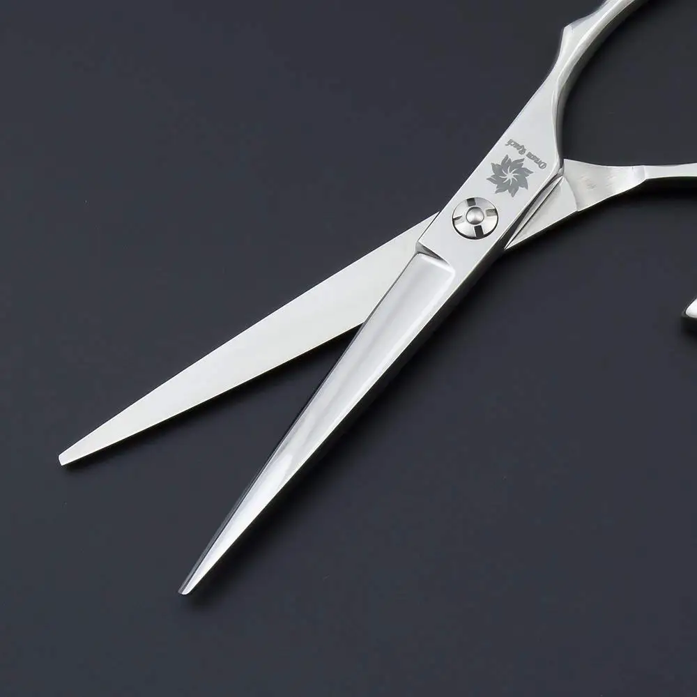 Японские 440C из нержавеющей стали 6,0 дюйма 360 поворотное кольцо для большого пальца Профессиональные Парикмахерские ножницы для стрижки волос