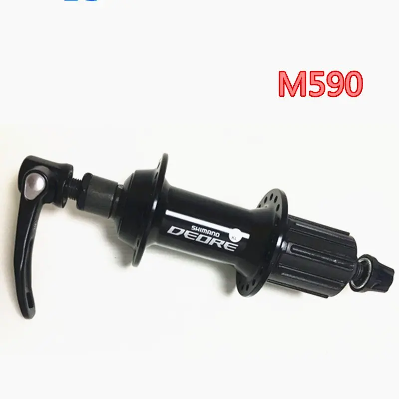 Shimano DEORE велосипедная ступица FH M590 задняя БЫСТРОРАЗЪЕМНАЯ Черная Дорога с 32