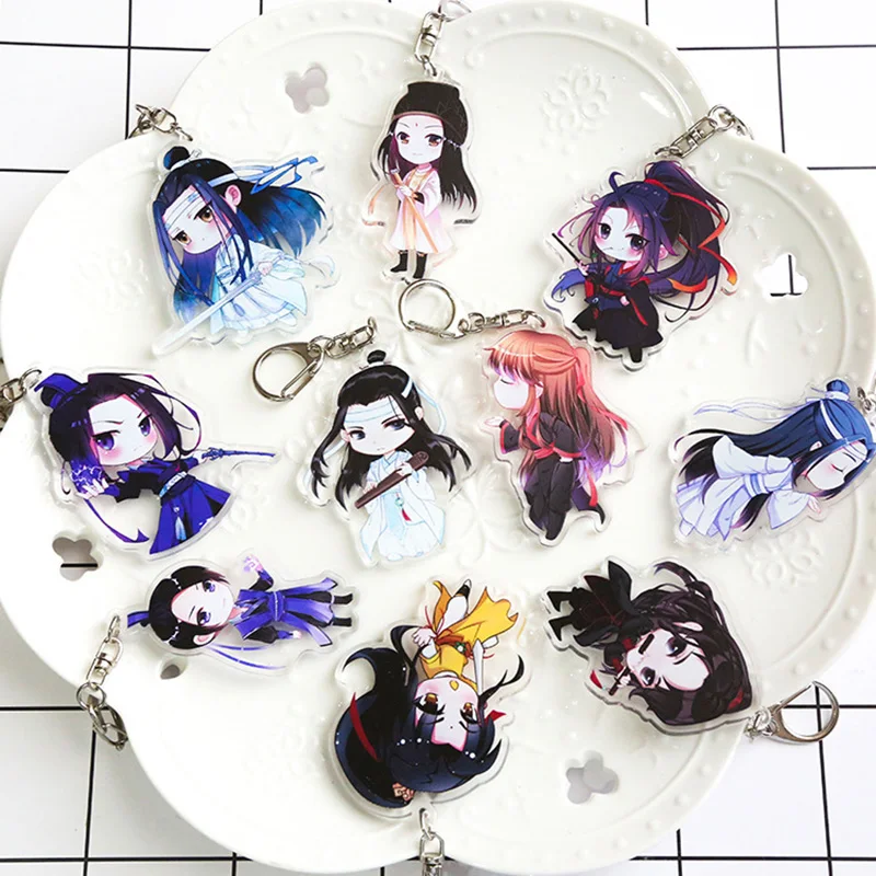 24 типа аниме Mo Dao Zu Shi акриловый брелок Wei WuXian Lan WangJi грандиозный магистр изящной