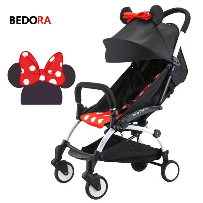 

Bedora baby trolley summer baby strollers ultra-lightweight folding can sit and lie high landscape baby cart free shipping