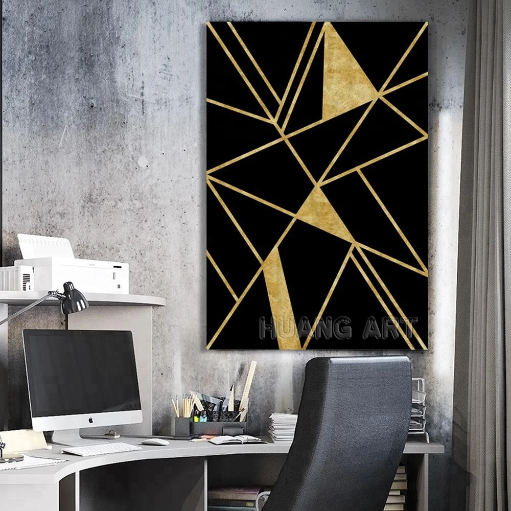 SY Gold-Foil-Modern-Art-Home-Decor