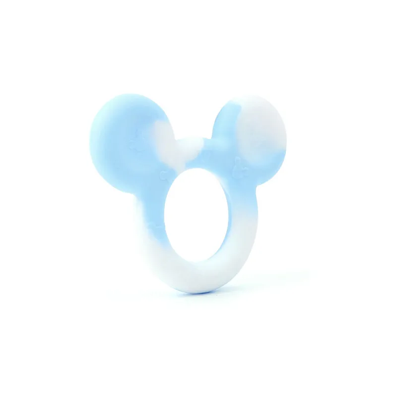 TYRY.HU в форме мыши Силиконовые Прорезыватели Детские Прорезыватели Подвеска Ожерелье Аксессуар BPA бесплатно жевательные Подвески Новорожденные Детские Прорезыватели - Цвет: 5