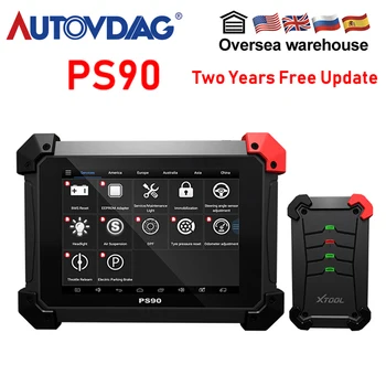 

XTOOL PS90 with KC100 Key Programmer Reset ECM Reset immobilizer EPS Car OBD2 Diagnosis Tool 2 Years Online Update Code Reader