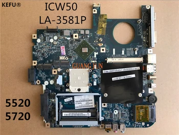 

KEFU Laptop Motherboard For Acer 5520 5720 ICW50 LA-3581P MB.AK302.003 Full Tested